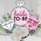 Big Dot of Happiness Bride-to-Be - Bridal Shower or Classy Bachelorette Party Centerpiece Sticks - Table Toppers - Set of 15